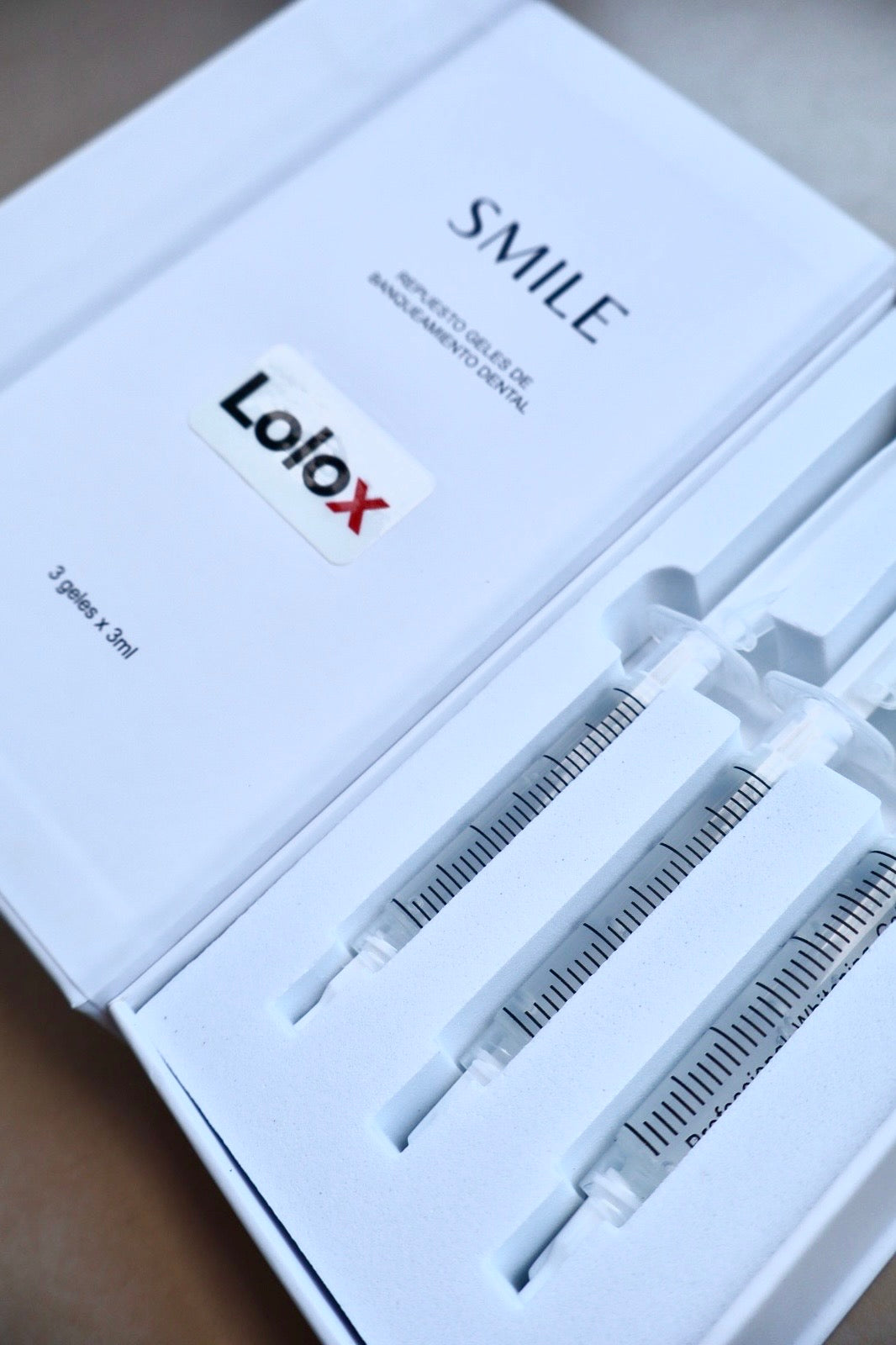 KIT Blanqueamiento dental + Repuestos gel blanqueador