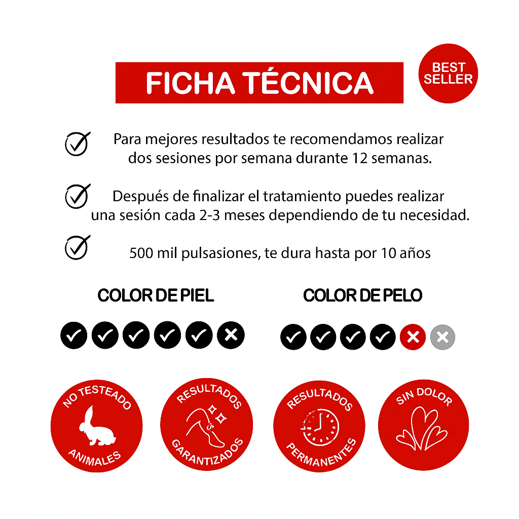 Depiladora IPL